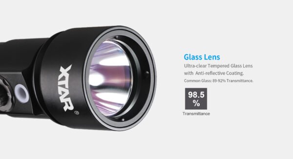 Lampe de plongée XTAR WHALE D26 – 1100 lumens – Image 5
