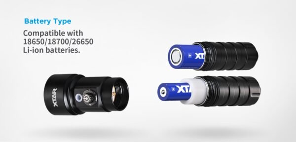 Lampe de plongée XTAR WHALE D26 – 1100 lumens – Image 4