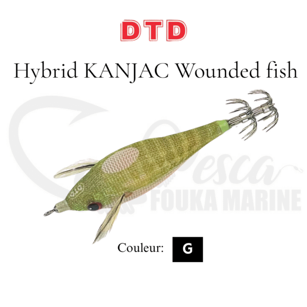 Turlutte HYBRID KANJAC WOUNDED FISH 1.5 – Image 2