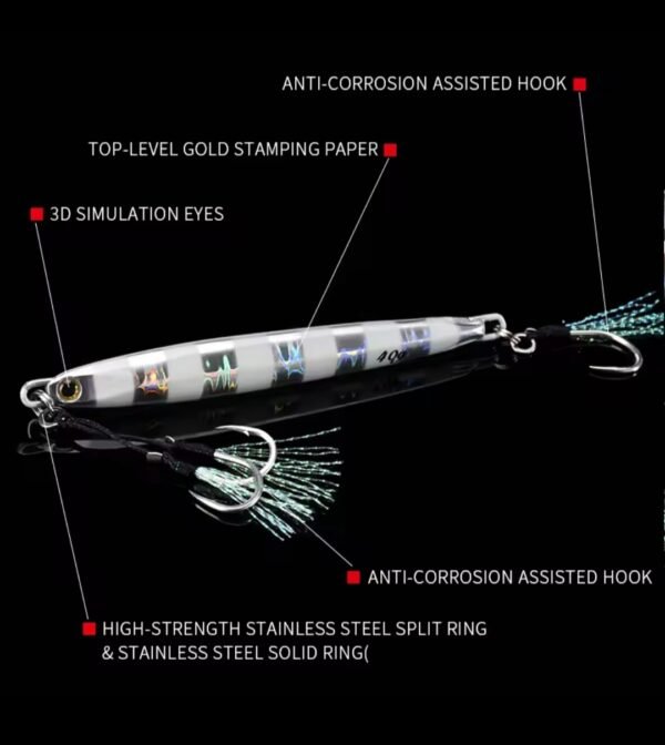 Jig Allblue SLOWER LONG 60g – Image 6