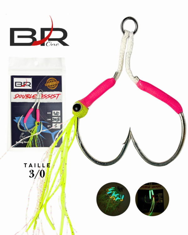 Double Assist Hook BR One 3/0 / 200 lb – Image 2