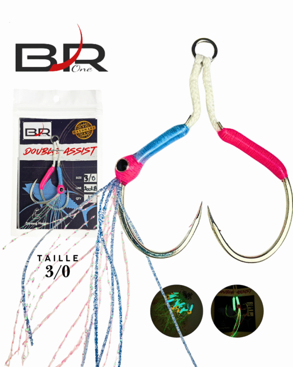 Double Assist Hook BR One 3/0 / 200 lb