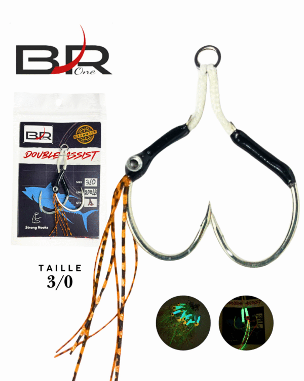 Double Assist Hook BR One 3/0 / 200 lb – Image 5