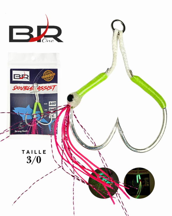 Double Assist Hook BR One 3/0 / 200 lb – Image 3
