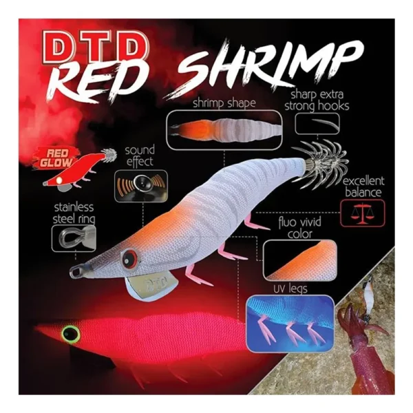 Turlutte DTD RED SHRIMP 3.0 – Image 11
