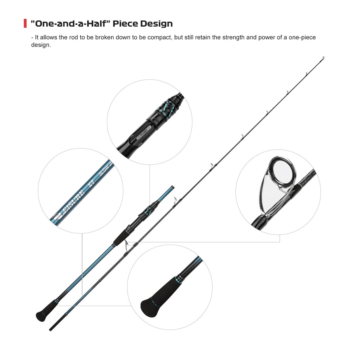 Canne Noeby LEISURE Slow Jig K7 1.83m / 100-350g – Image 3