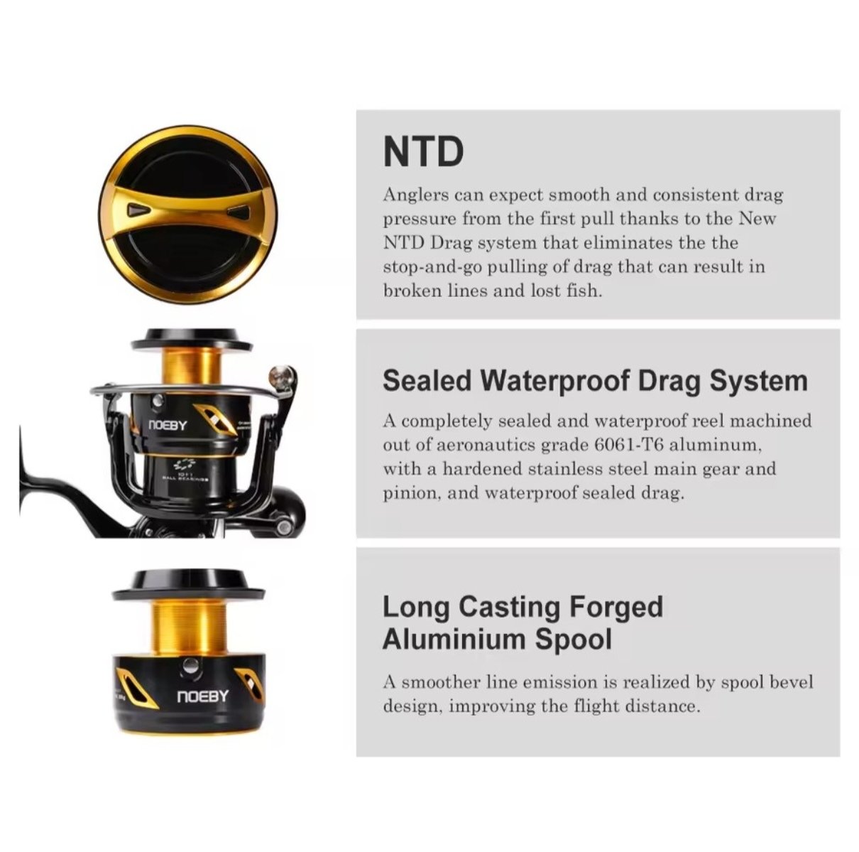 Moulinet Noeby INFINITE SW 14000 – Image 3