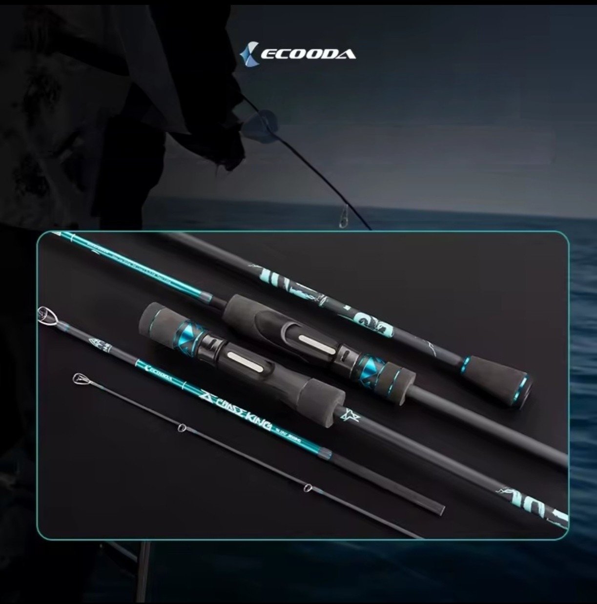 Canne Ecooda CHASE KING 1.68m- 100-250g / 150-350g – Image 3