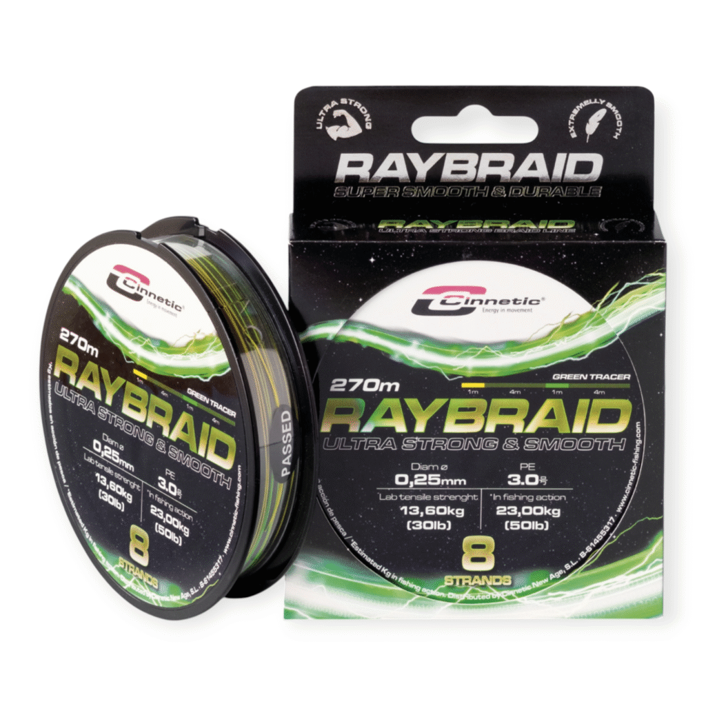 Tresse Cinnetic RAYBRAID 200m / 270 m - casa-pesca.com