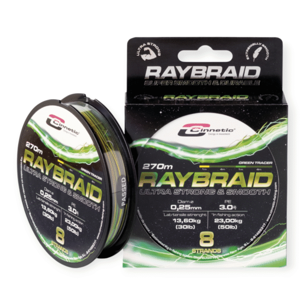 Tresse Cinnetic RAYBRAID 200m / 270 m - casa-pesca.com