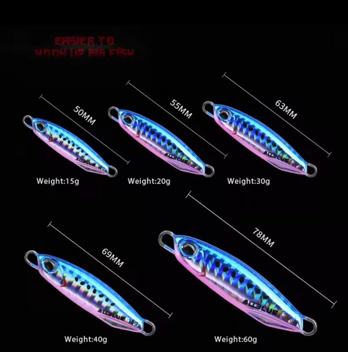 Jig AllBlue DRAGER 60g / 80g – Image 11