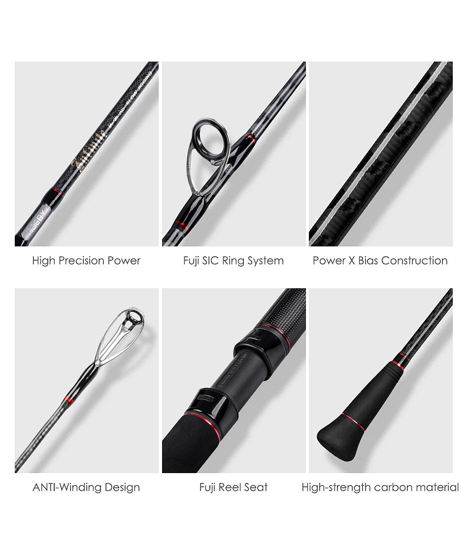 Canne Noeby Infinite A6 1.96m / 30-150g – 80-260g – Image 4