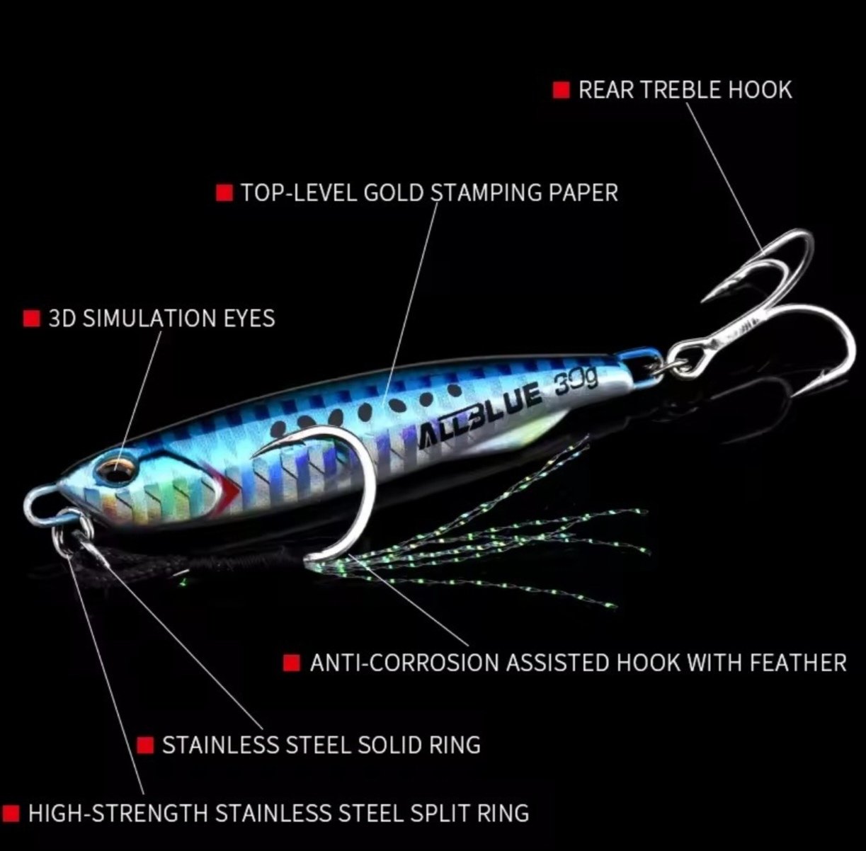 Jig AllBlue DRAGER SLIM 60g – Image 11