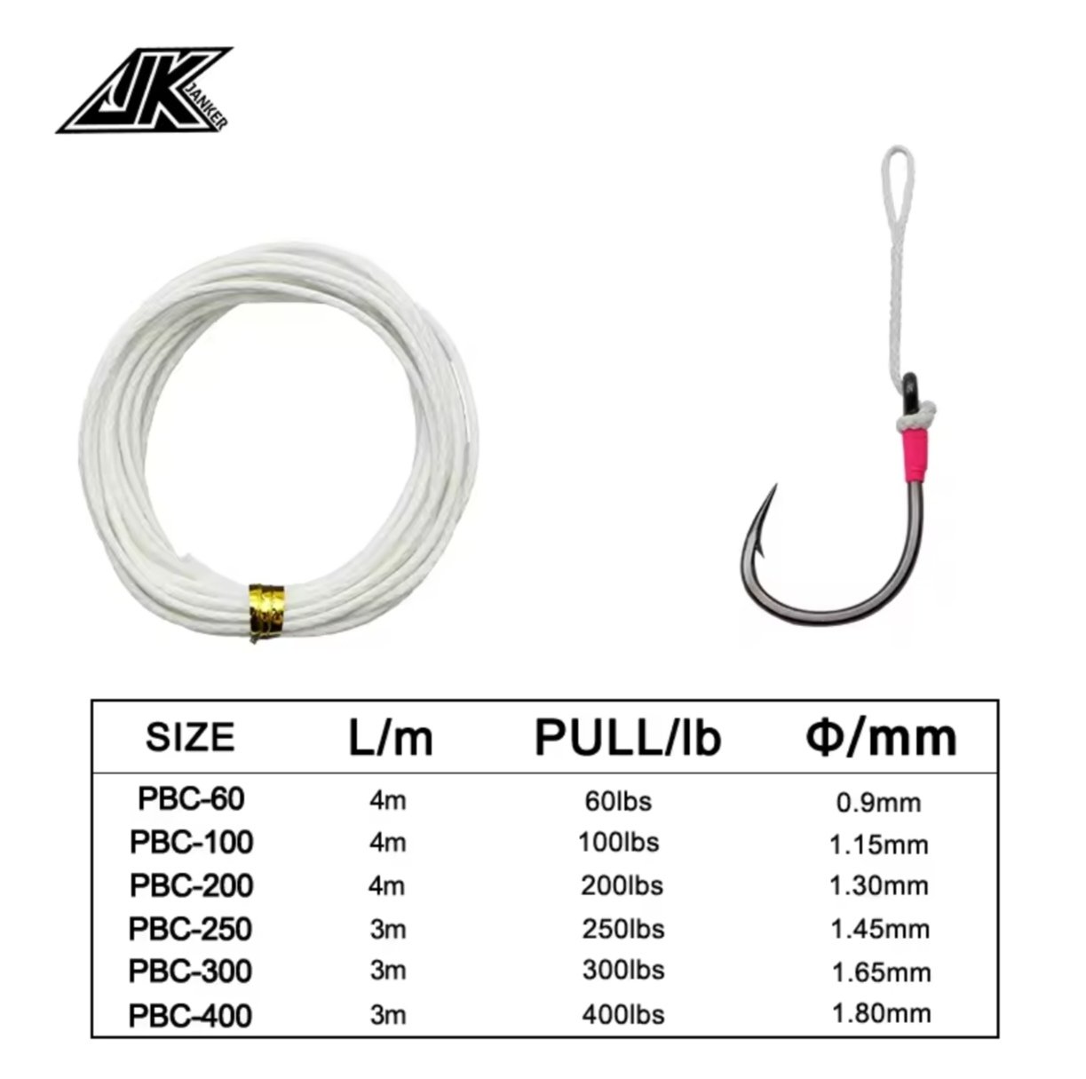 Assist Line Janker PE BRAIDED CORE – PBC – Image 3