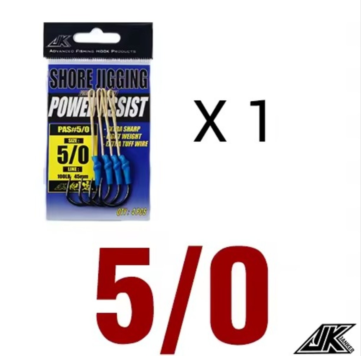 Power Assist Hook Janker PAS  3/0  5/0  7/0  8/0  9/0  10/0  11/0 – Image 8