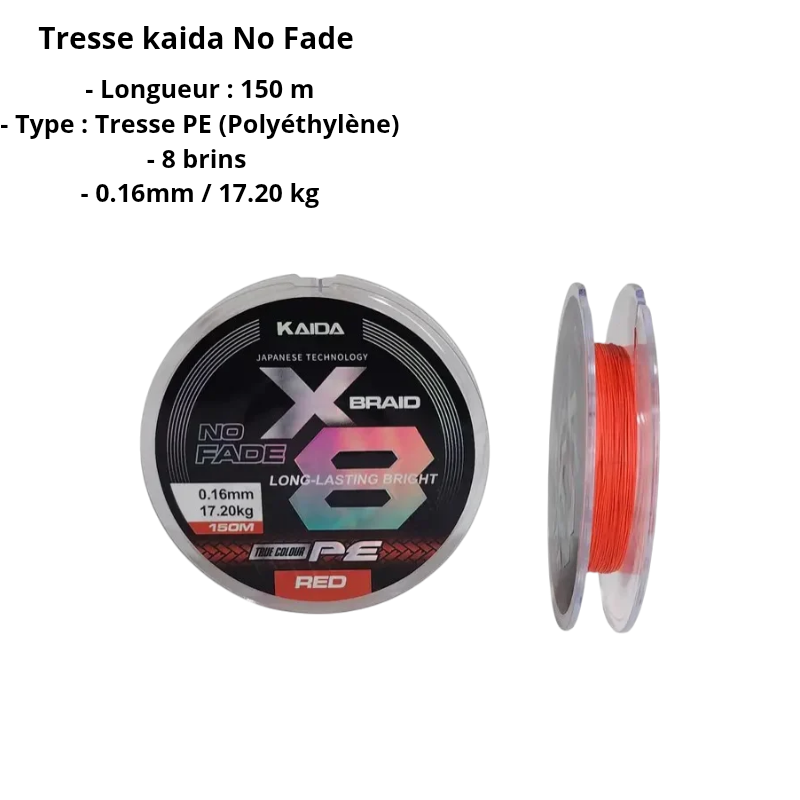Pack Spinning Complet KAIDA – Canne + Moulinet + Tresse – Image 4