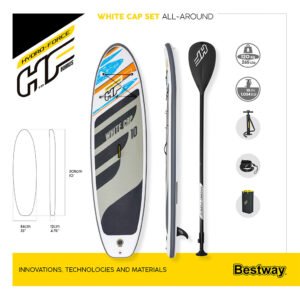 Paddle gonflable Bestway Hydro-Force White Cap