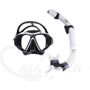 Kit HS Masque Tuba Anti Retour Blanc