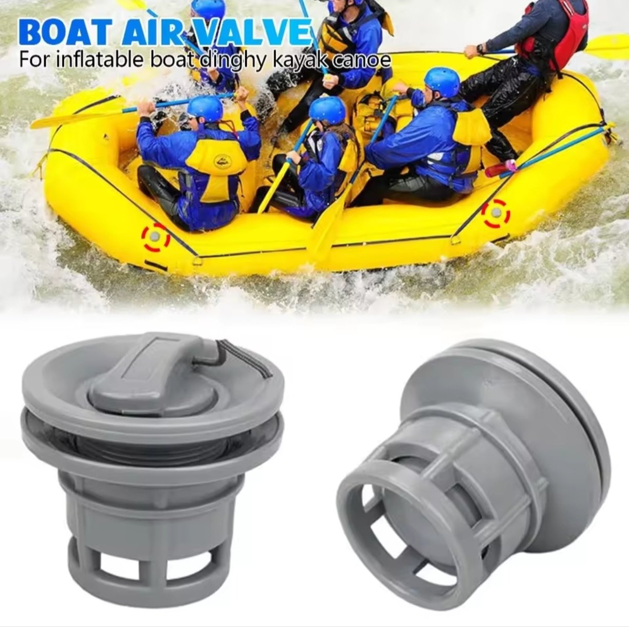 Valve de Remplacement pour kayak, Raft, bateaux – Image 3