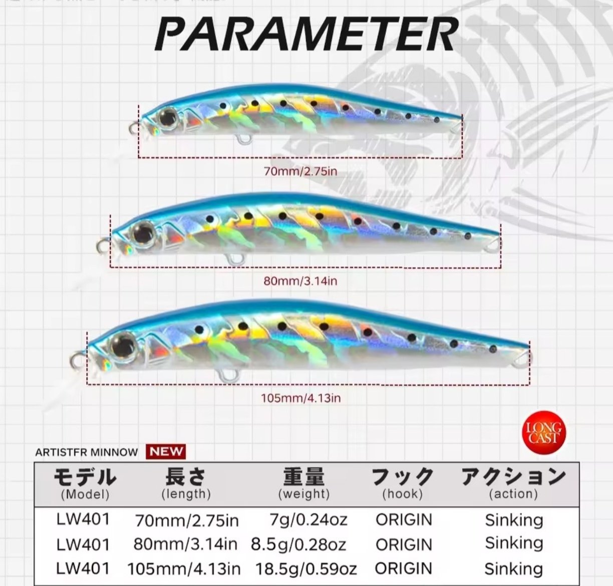 Leurre Hunthouse PHANTOM LW401 18.5g – Image 7
