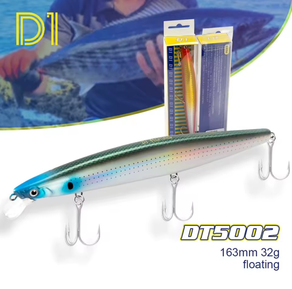 Leurre D1 Fishing DT5002 160mm/32g _ 145mm / 23.5g – Image 9