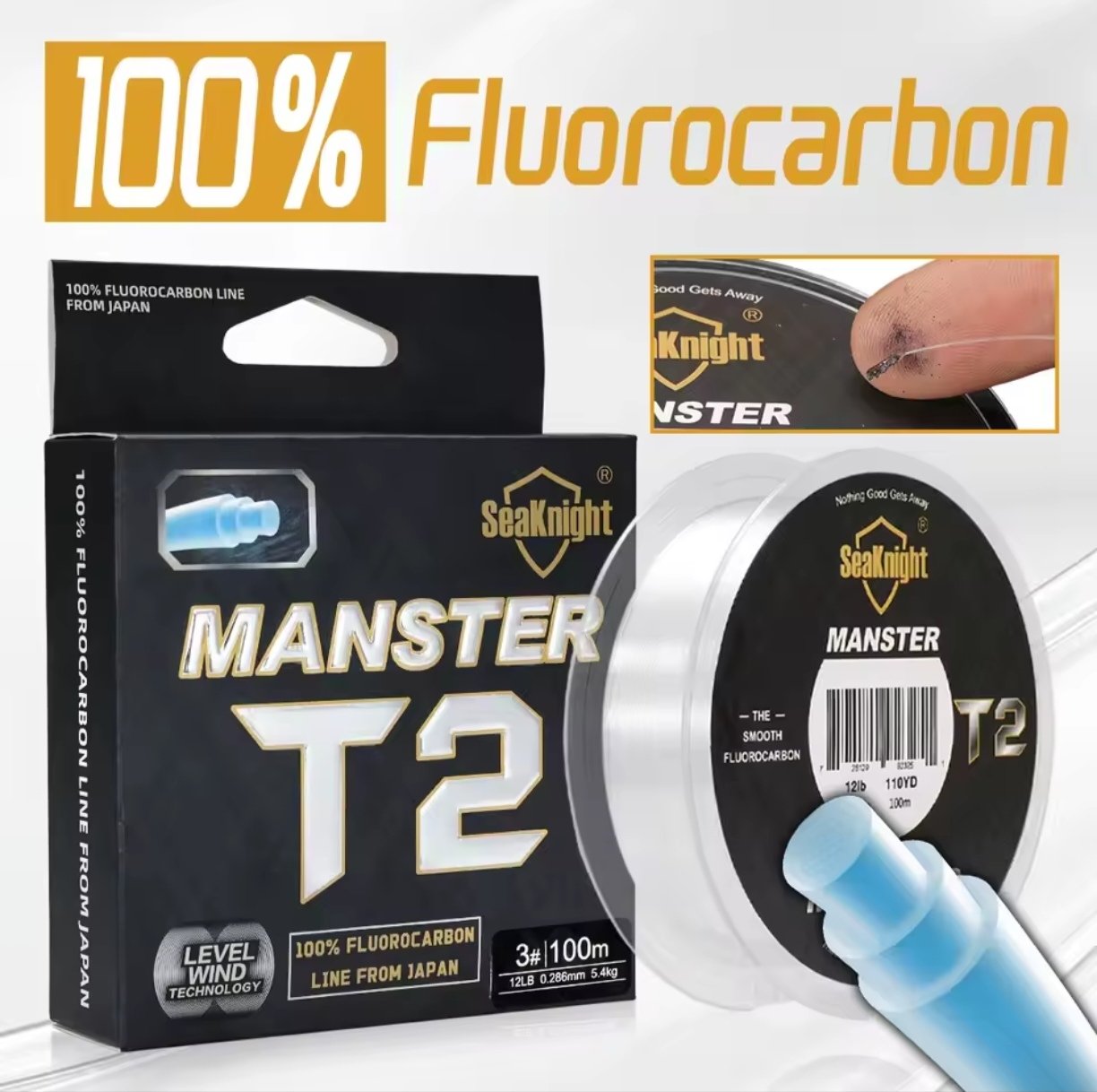 Fluorocarbone SeaKnight MANSTER T2 – 100 m