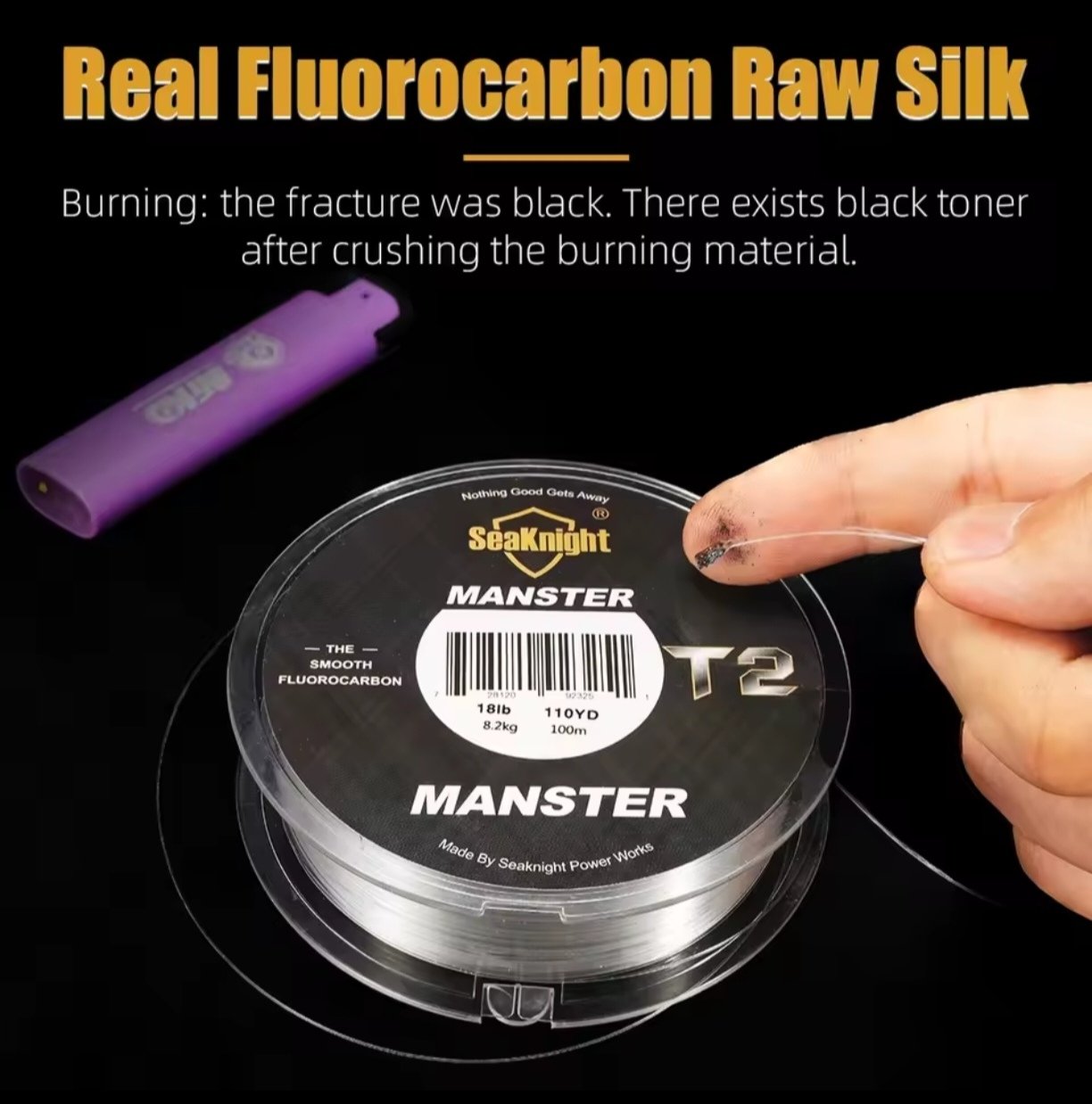 Fluorocarbone SeaKnight MANSTER T2 – 100 m – Image 2
