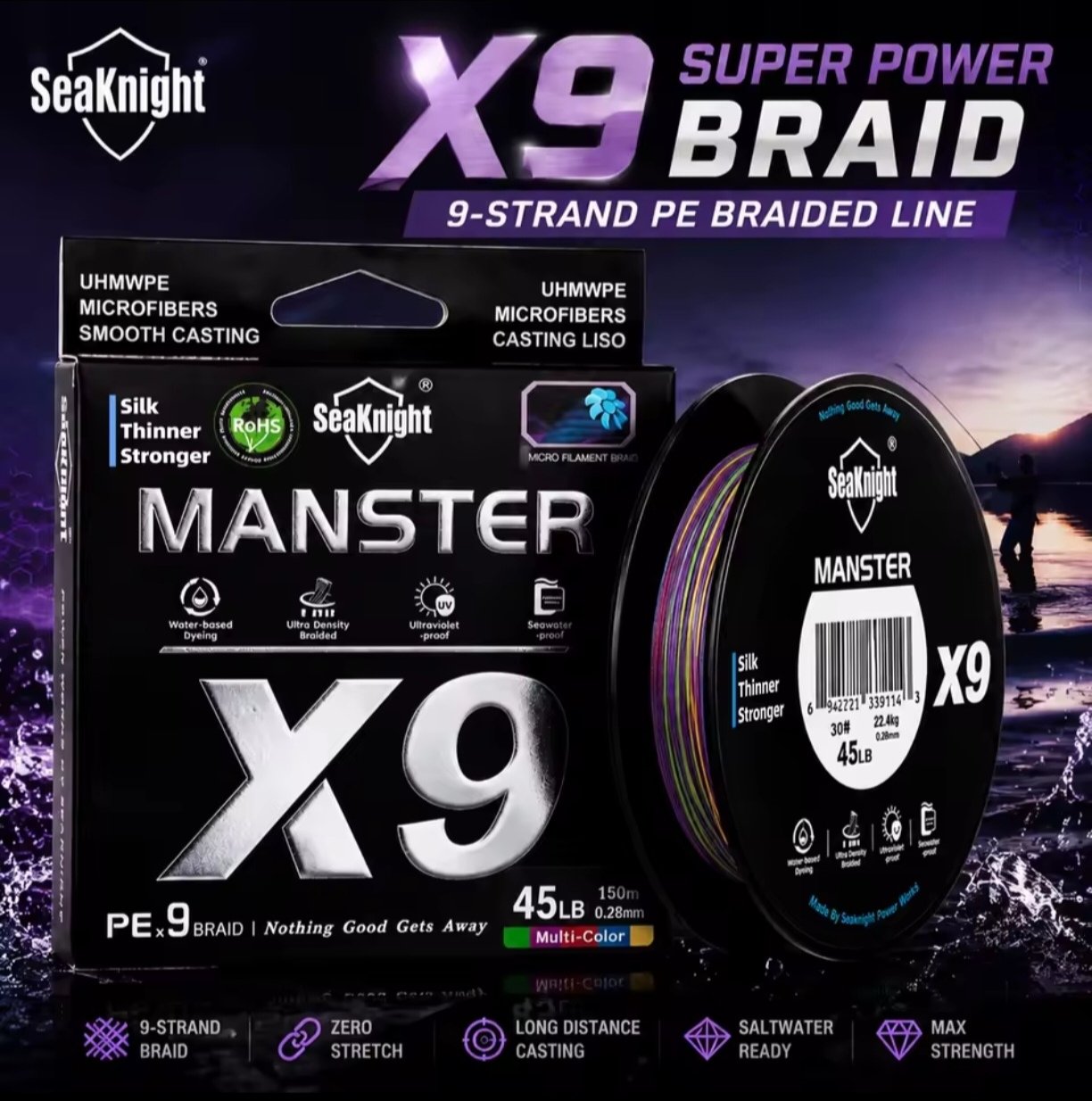 Tresse SeaKnight Manster X9 300 m